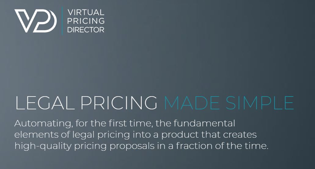Virtual Pricing Director, legal pricing