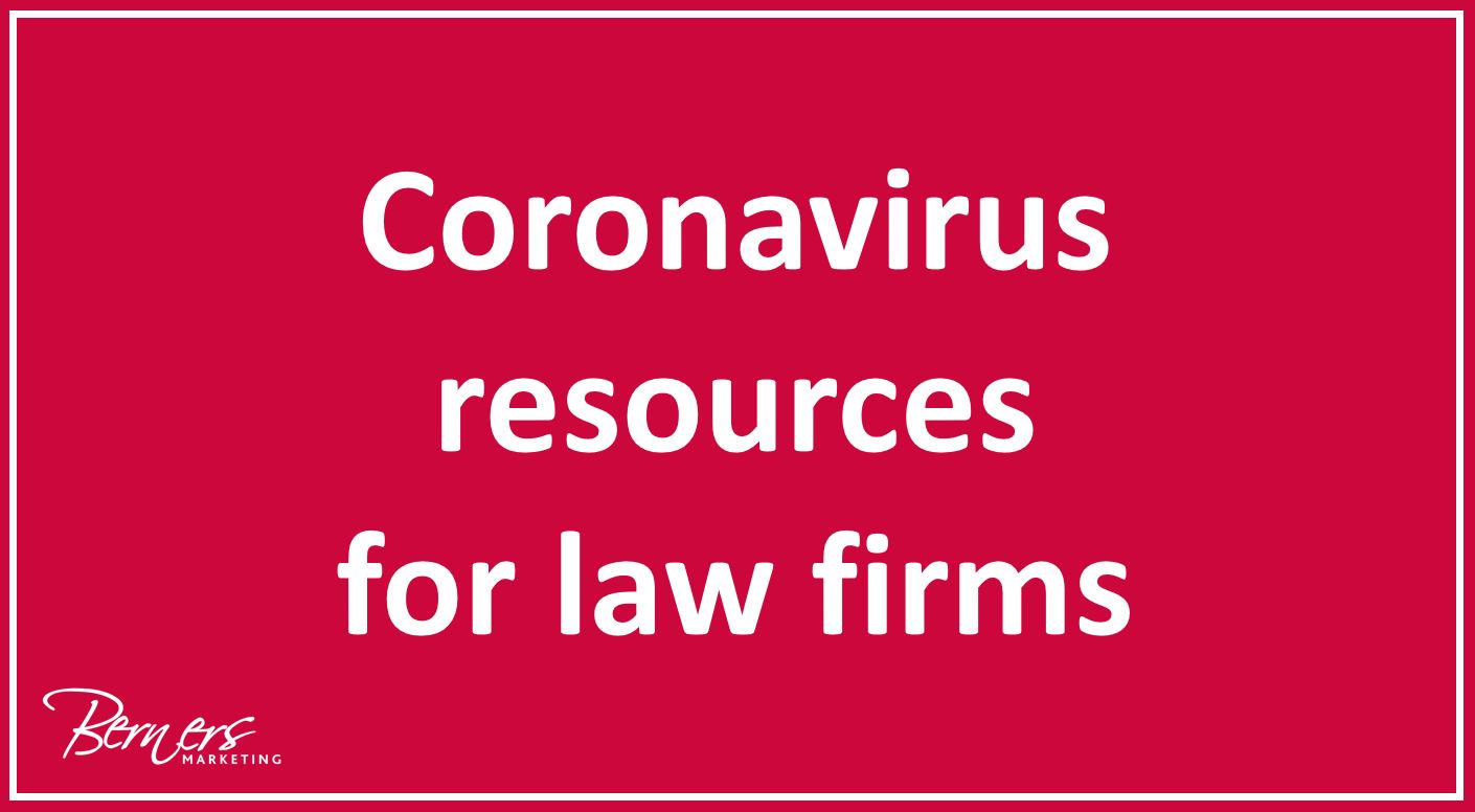 Coronavirus marketing resources for law firms